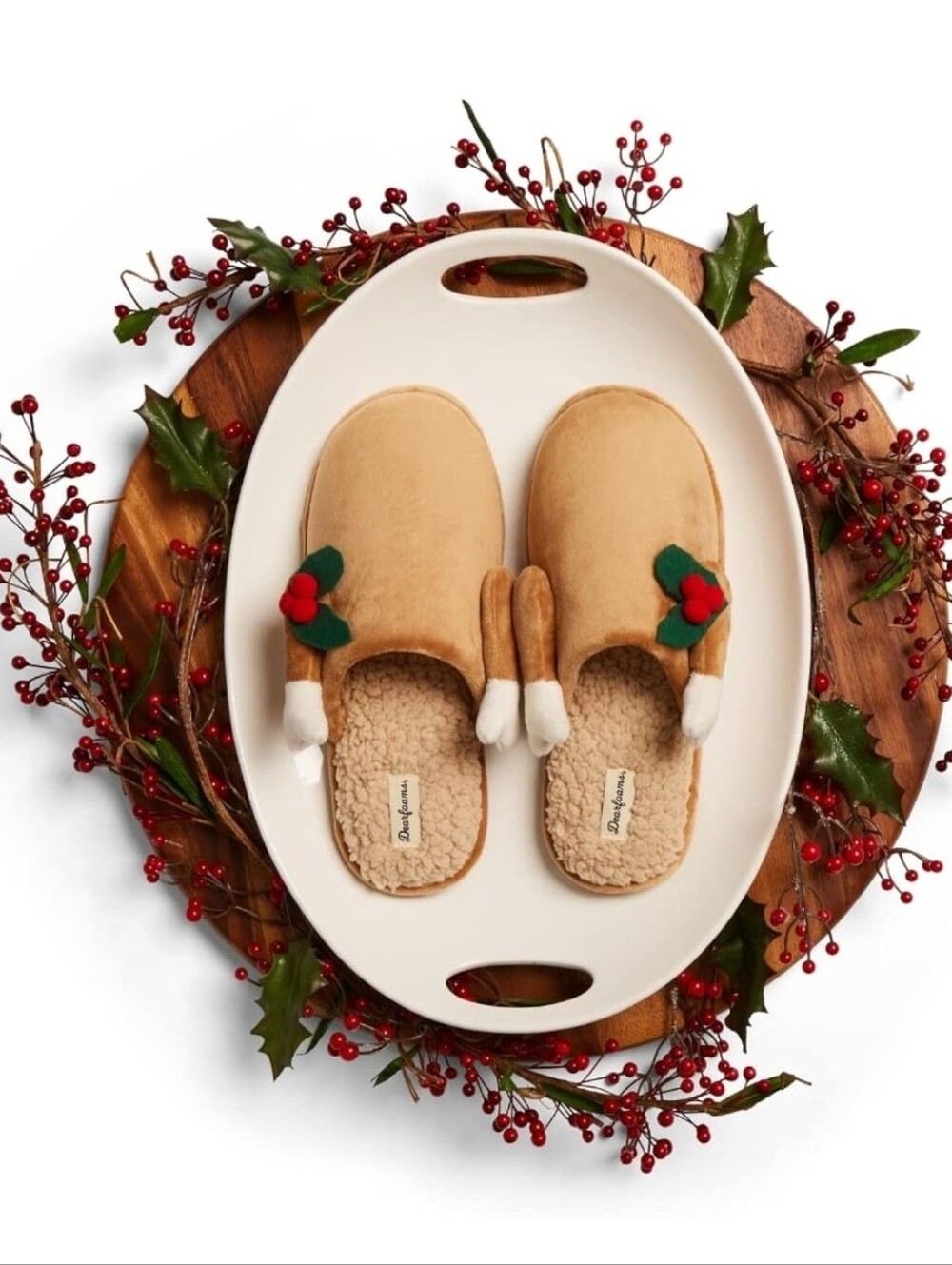 Deerfoams Men's Turkey Thanksgiving Plush Slippers NWT Size 9-10 - Picture 3 of 4